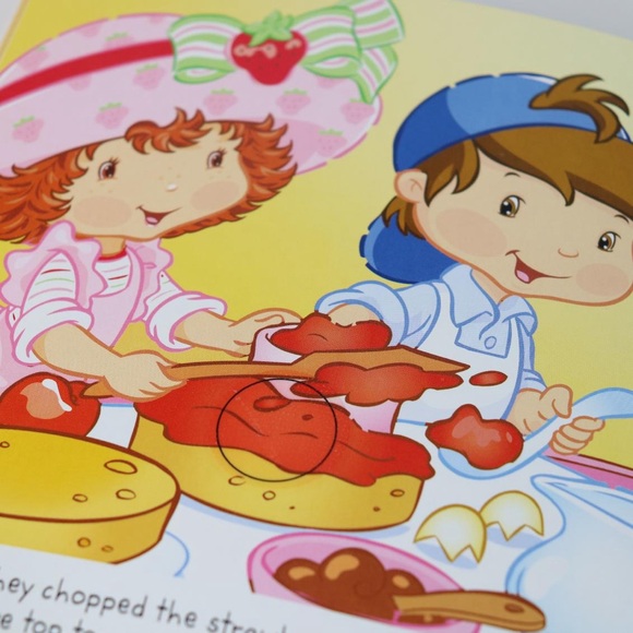 2003 Strawberry Shortcake The Berrylicious Bake-off Book Scratch and Sniff - Picture 7 of 12
